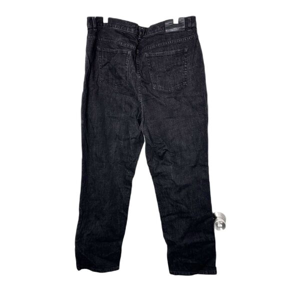 Lauren Ralph Lauren Jeans Co. Women’s 16W Black Denim Straight Leg Stretch Jeans - Picture 2 of 6